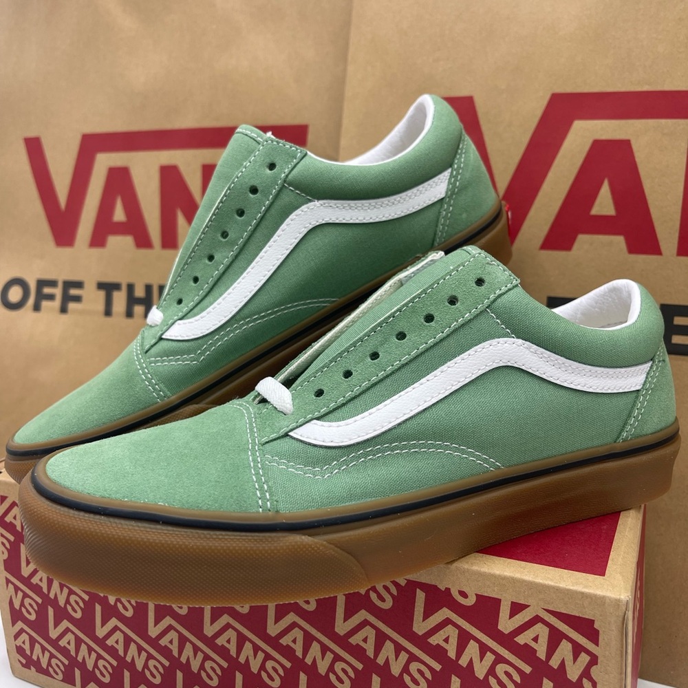 Vans Men’s Old Skool (Gum)
Basil/True White Sneakers Mint
VN0A38G19M0 - Picture 10 of 16